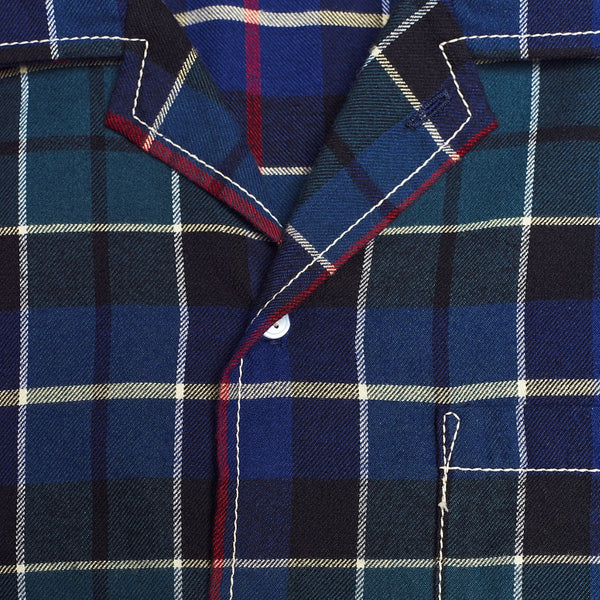 Camp Collar Flannel Shirt