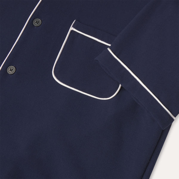 Camp Collar Shirt With Piping