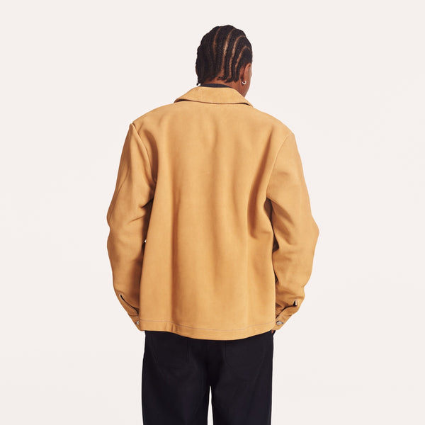 Suede Shirt Jacket