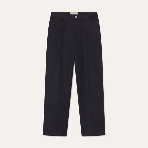 Twill Wide Leg Trousers