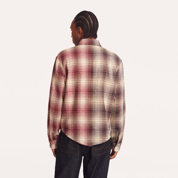 Contrast Flannel Shirt