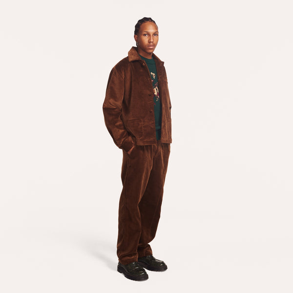 Pleated Corduroy Pants